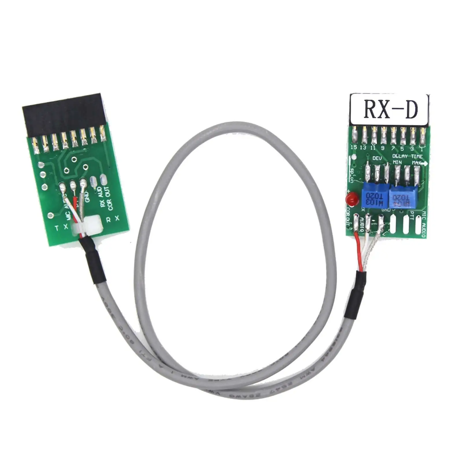 Repeater Interface Cable Unidirectional Connector with TX RX Time Delay for GM338 GM3688 GM300 GM3188 Radio