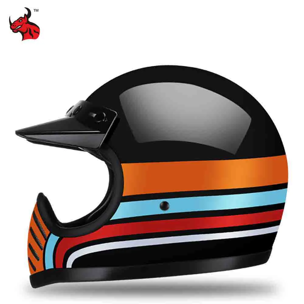 DOT Certification Full Face Helmets For Motorcycles Electric Motorbike Secure Capacete Motorcycle Accessorie Locomotive Helmet