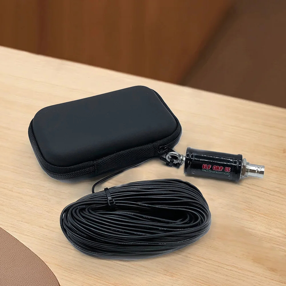 QRP15 1-30MHz แบบพกพา Mini ELF HF เสาอากาศ 50ohms เสาอากาศ HF แบบพกพาเสาอากาศคลื่นสั้นสนับสนุน 40 M/20 M/15 M/10 M ส่ง