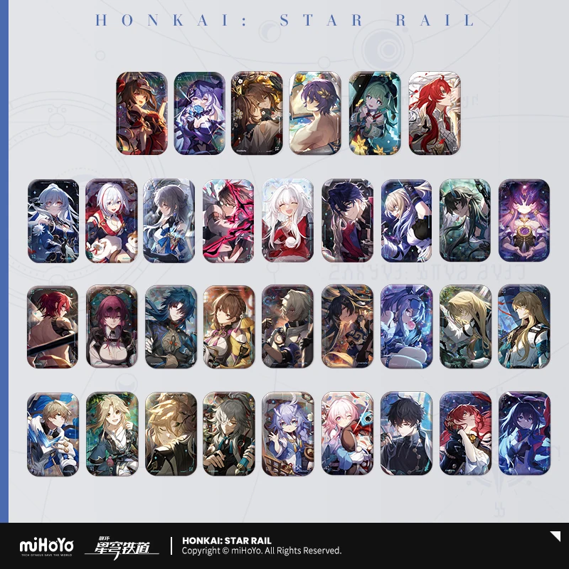 Game Honkai: Star Rail Light Cones Series Tinplate Badges Brooch Metal Pins Mihoyo Official Products Pre-sale