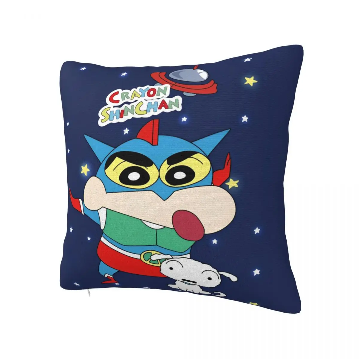 Crayon Shin-chan Kawaii Miniso Pillow Cover Polyester Pillow Case Cushion Cover Novelty Design Pillowcases For Living Room Chair