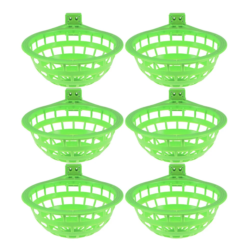 

6Pcs Nesting Bowl for Pigeon Hatching Bird Breeding Nest Box Small Parrot Cockatiel Finch Nest Bed Cage Breeding Pan