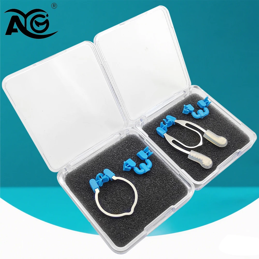 

AG 30Box Dental Matrix Sectional Contoured Matrices Clamps Wedges Metal Spring Clip Rings Dentist Tools Dental Lab Instrument