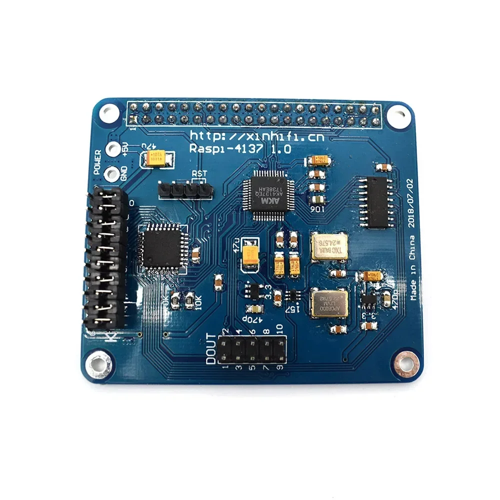 New AK4137 Raspberry Pi Dedicated Board Digital Broadcast Webcast Solution Supports I2S 32BIT 384K DSD256 VOLUMIO MOODE