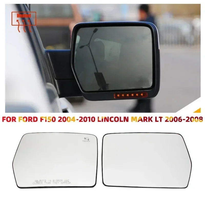 Heating Side Mirror Glass Lens Door Wing View Mirror Glass For Ford F-150 F150 XL King Ranch Platinum Raptor SuperCrew 2004-2010