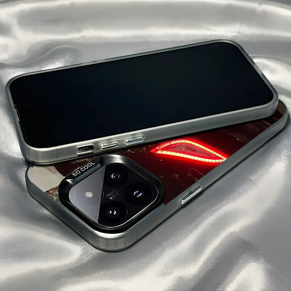 Epc M-Mercedes-S-Benz AMG Phone Case IMD Phone Case For IPhone 16 15 14 13 12 11 Pro Max Plus Color Silver Cover