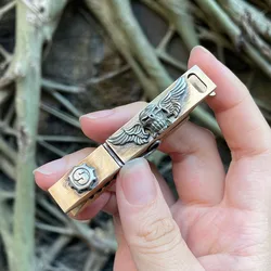 Multifunction Outdoor Small Tool EDC Smart Brass Opener Paper Clip Money Clip Card Bill Holder