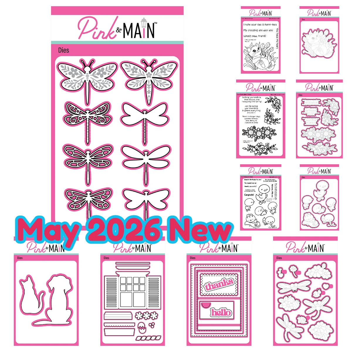Layered Dragonflies Stencils (Set of 2) Metal Cutting Dies Stamp Stencils for DIY Scrapbooking Handmade Photo Album May 2026 New