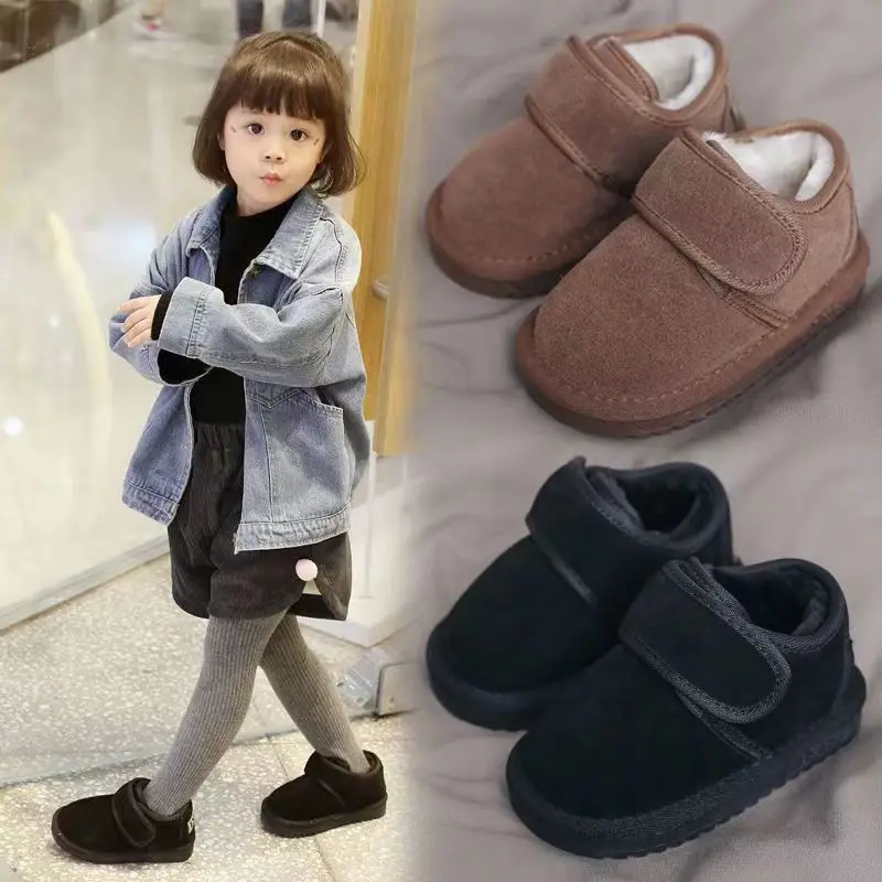 Gril Shoe 1-6Y Kid Snow Boot Winter New Toddler Boy Cotton Shoe Non-slip Girl Boot Fashion Warm Baby Shoes Kid Shoe Winter Boot