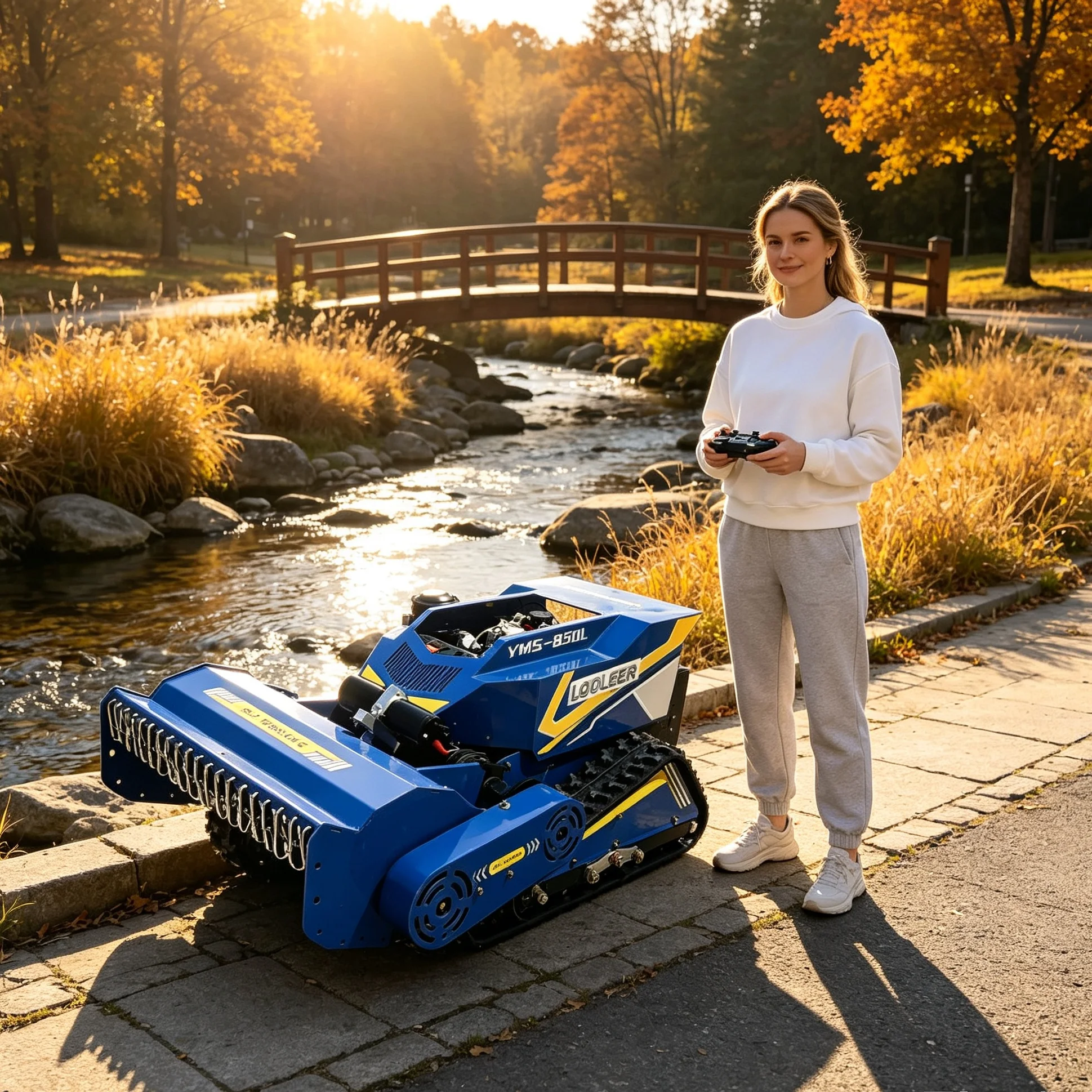 Customized Energy‑saving Self‑Propelled Lawn Mower, Stable Output Performance For Daily Large‑volume Mowing Work