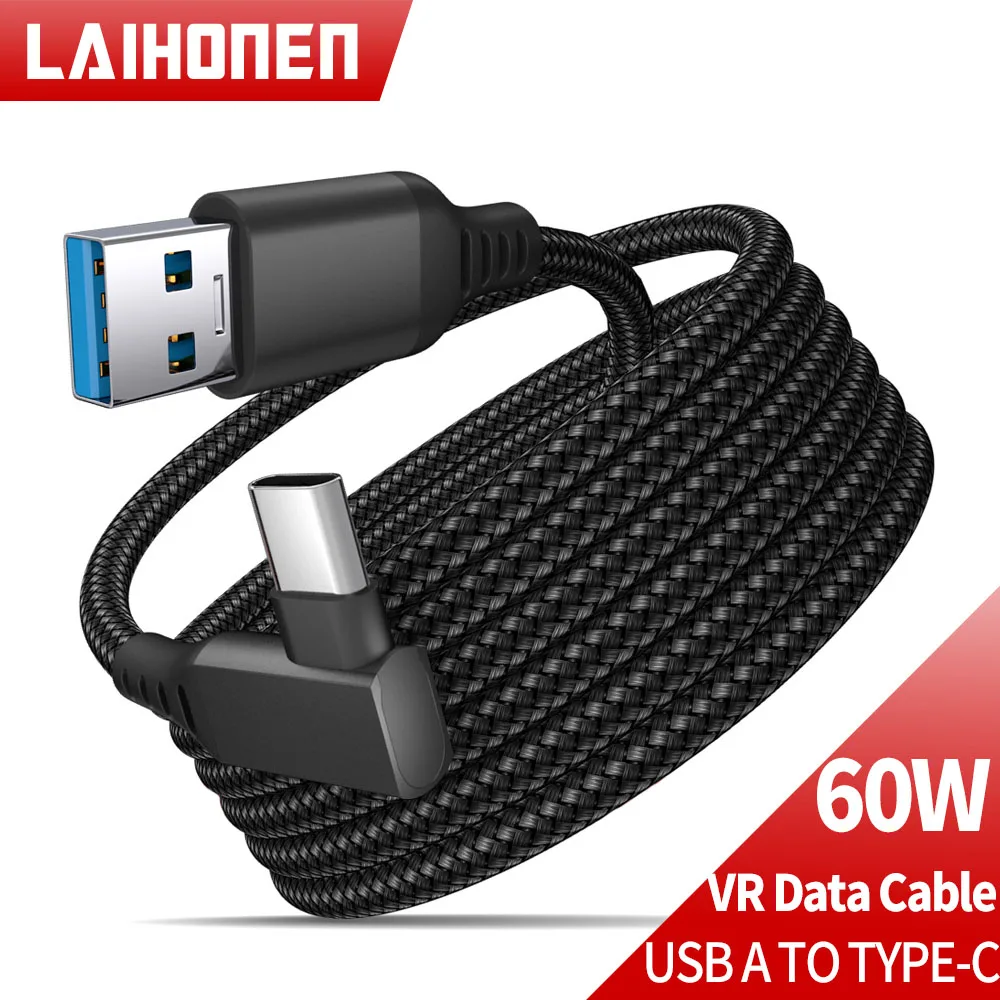 6m Datenleitung Ladekabel für Oculus Quest 2 Pico 4 PS5 Zubehör PC USB 3,2 Typ C Ladegerät