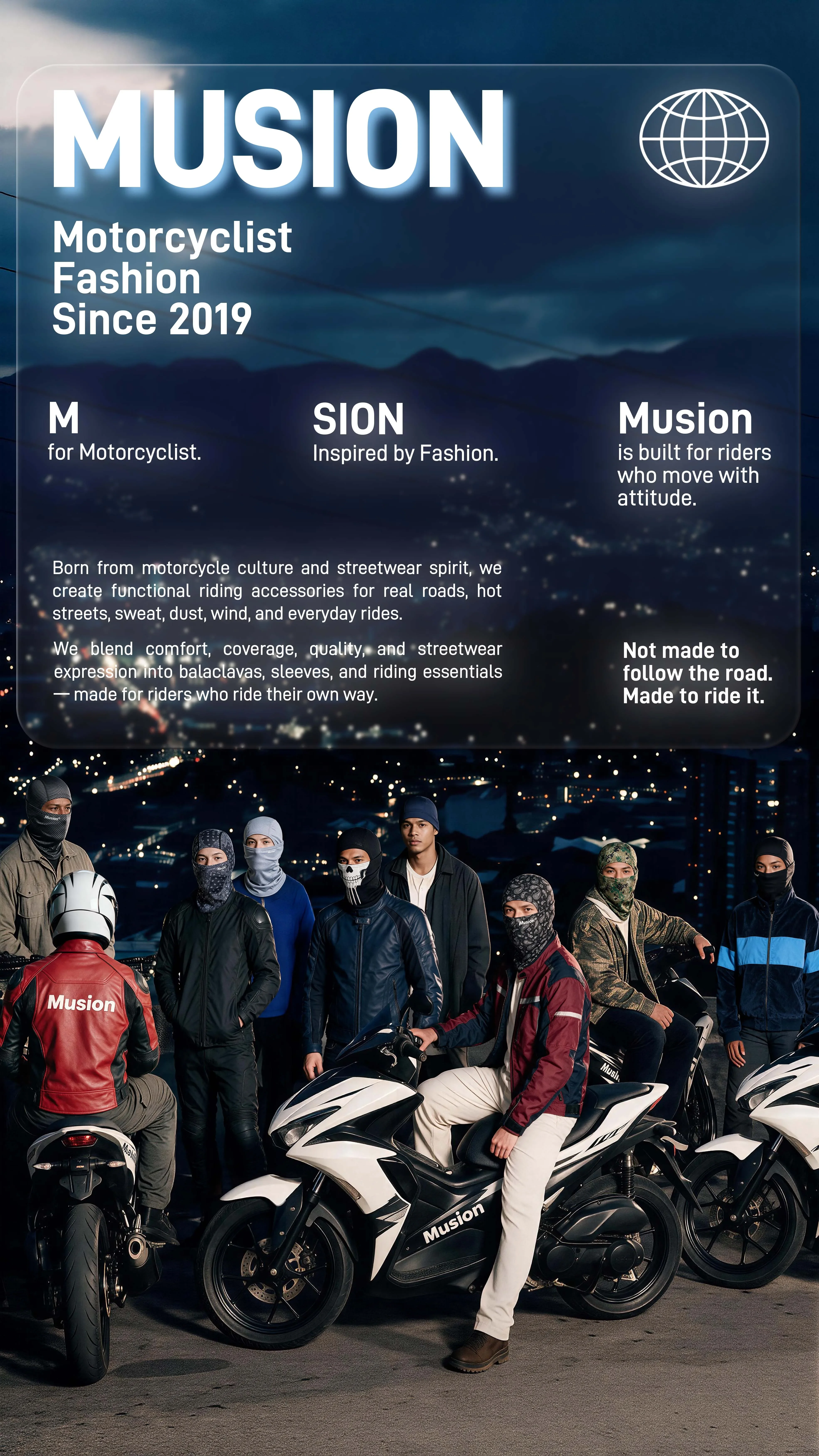 Musion Winterfleece-Sturmhaube, doppellagig, winddicht und warm, ideal zum Radfahren, Skifahren, als Schutz vor Kälte und als Nackenschutz. – Detail 1