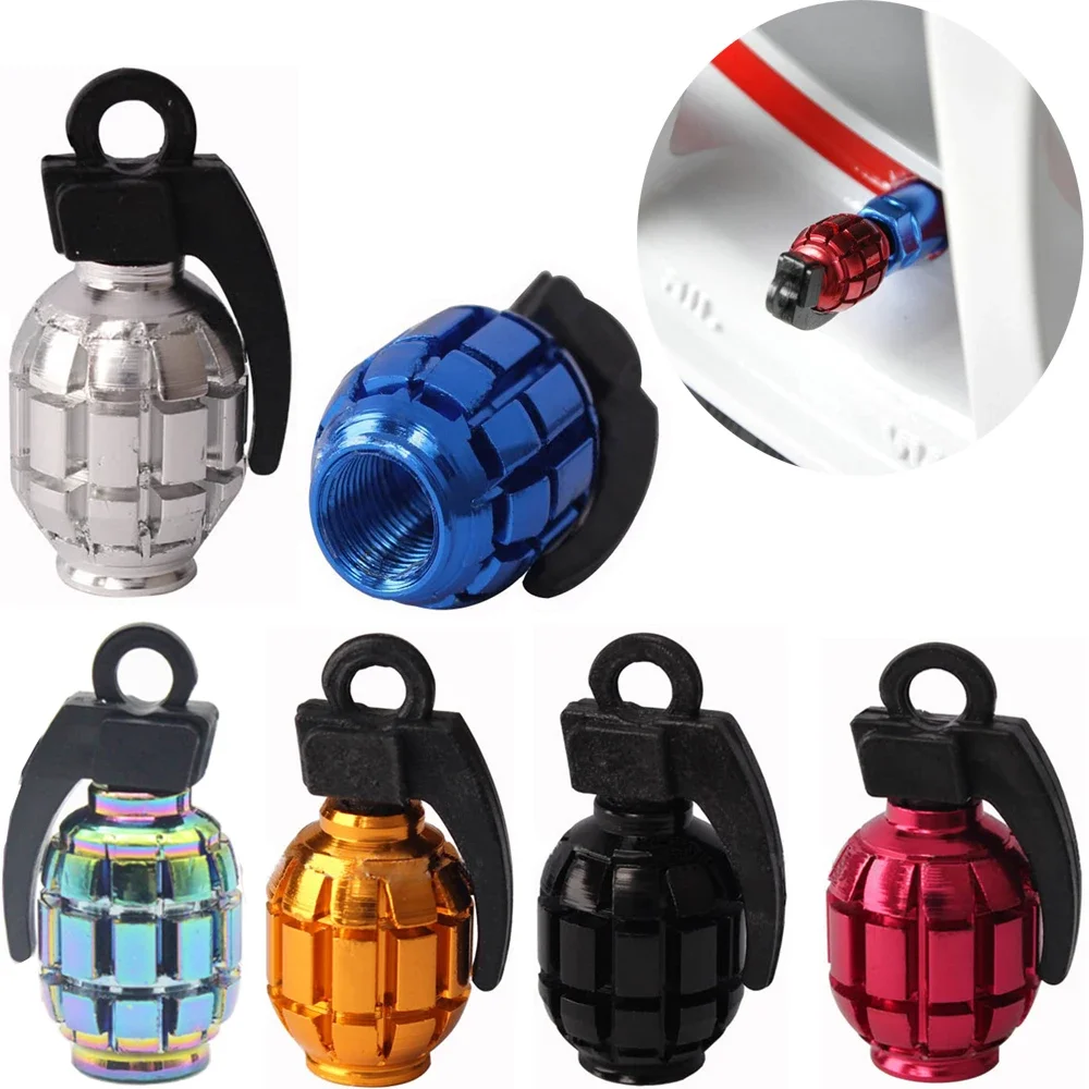 

4PCS Tire Valve Cap Universal Dustproof Wheel Valve Stem Caps for Cars SUV Trucks Motorcycles Auto Exterior Accessories