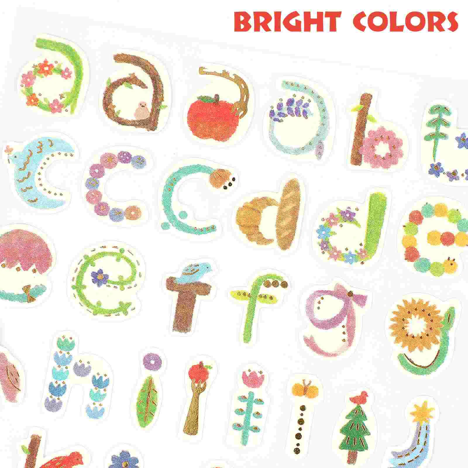 6 Sheet Aldult Number Child Scrapbook Anti-fading Stickers Vinyl Decal Waterproof