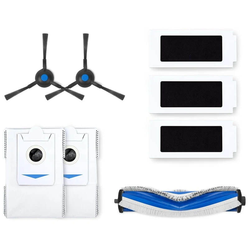 A44F-สําหรับECOVACS DEEBOT T30S/T30S COMBO/T30S Proหุ่นยนต์เครื่องดูดฝุ่นหลักแปรงด้านข้างHepaกรองฝุ่นกระเป๋าอุปกรณ์เสริม