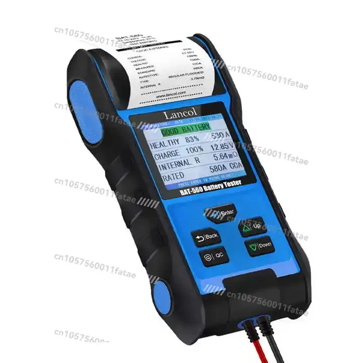 Fast Testing 40-3000CCA 12V Battery Tester with Printer BAT-560 New Type Car Battery Tester