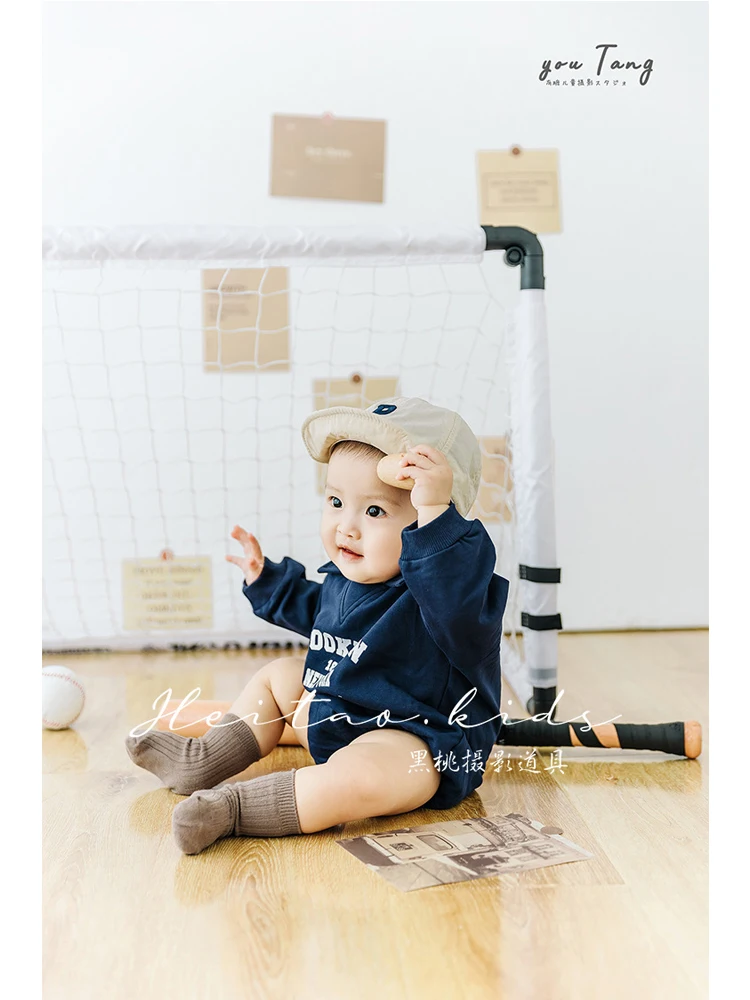 Roupa de fotografia infantil, roupa de bebê, tema esportivo, Bebe niña, 100 anos