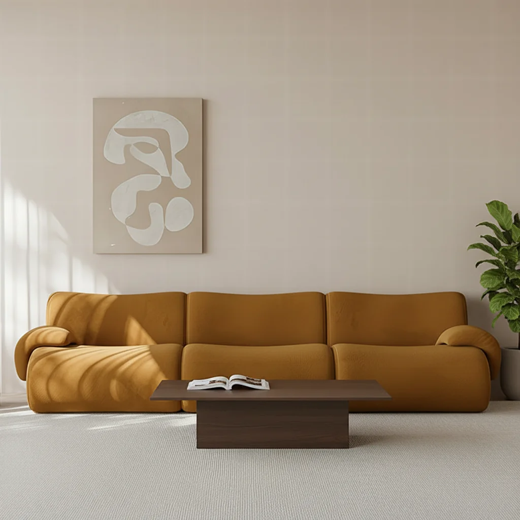 xx-RH Furniture L-Shaped Modular Compressed Vacuum Packed Italian Style Sectional Space Saving Nordic Design Sofa Living Room