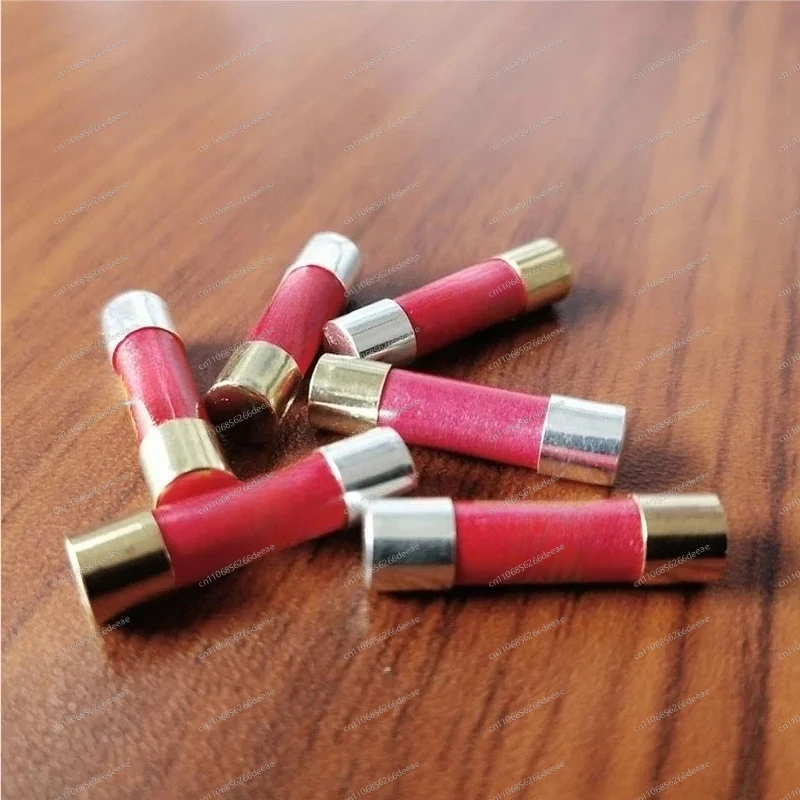 ybjHigh-End Gold Plated Silver Cap Nano Slow Blow Fuse – 1PC 6x32mm/5x20mm for Hi-Fi Audio Equipment Replacement