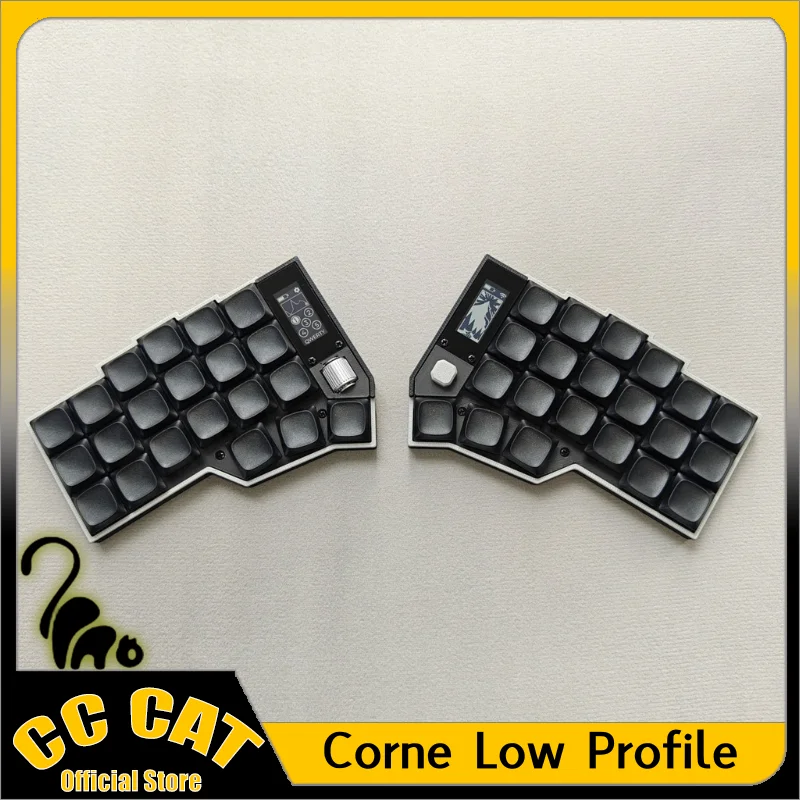 

Corne Low Profile Split Keyboard Kit Bluetooth Wired Keyboard RGB Dual Mode Support ZMK Customized PC Gamer Accessories Gifts