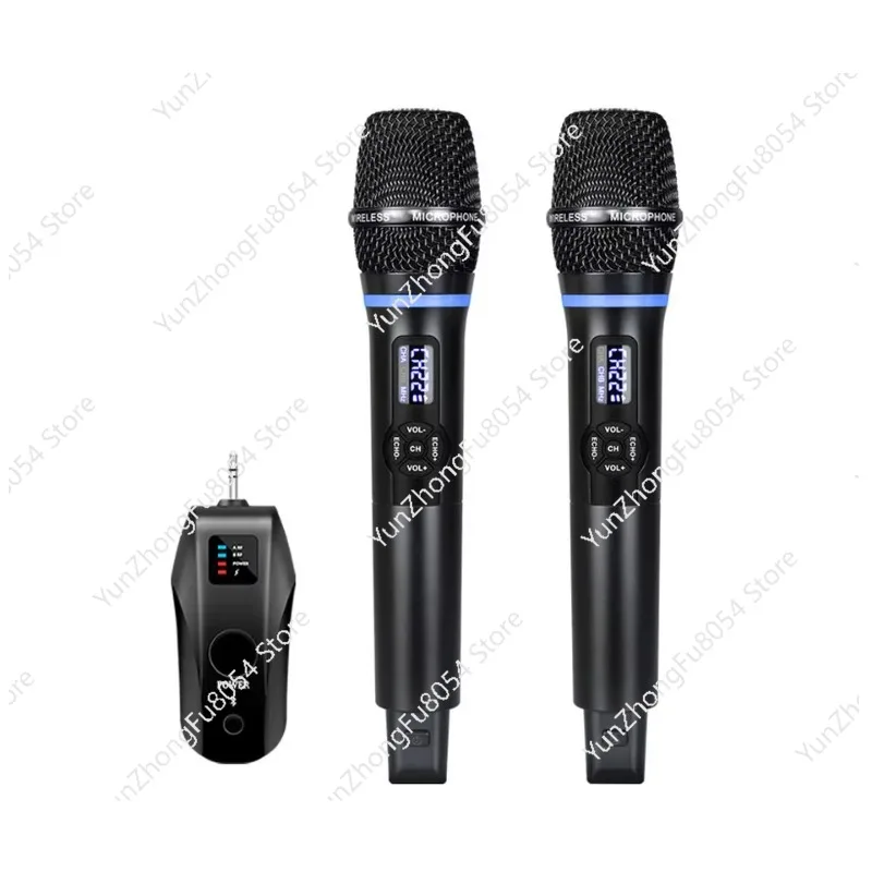 New Echo Treble Bass Karaoke Wireless Dynamic Microphone Children's Charging Karaoke Microphone