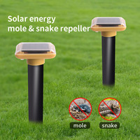 Solar Snake Repellent Vibrating Buzzer Repelling Mole Garden farm application IP55 Waterproof Repelling Snakes and Moles