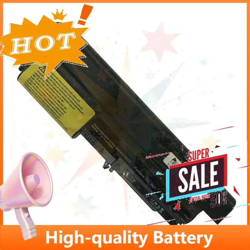 SWZY Laptop Battery for Lenovo ThinkPad R61 R61i T400 T61 T61p T61u 41U3198 42T5264 42T5265 42T4548 42T4530 42T4645 42T4532 42T4