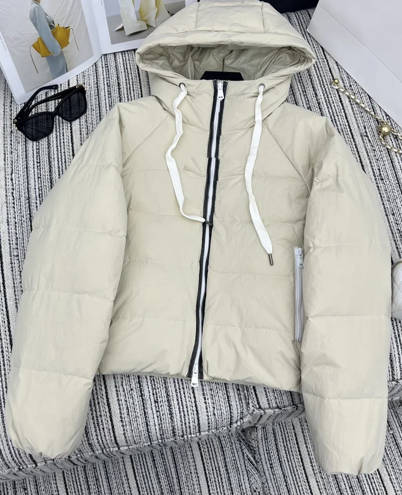 

Down jacket Hooded design Fashionable temperament Slim and thin Warm and comfortable 2023 autumn women's new hot