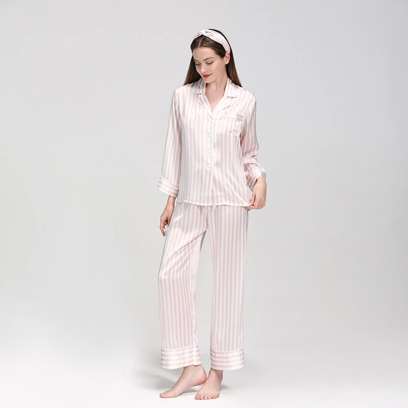 

19 Momme Strap Long Silk Pajamas Set