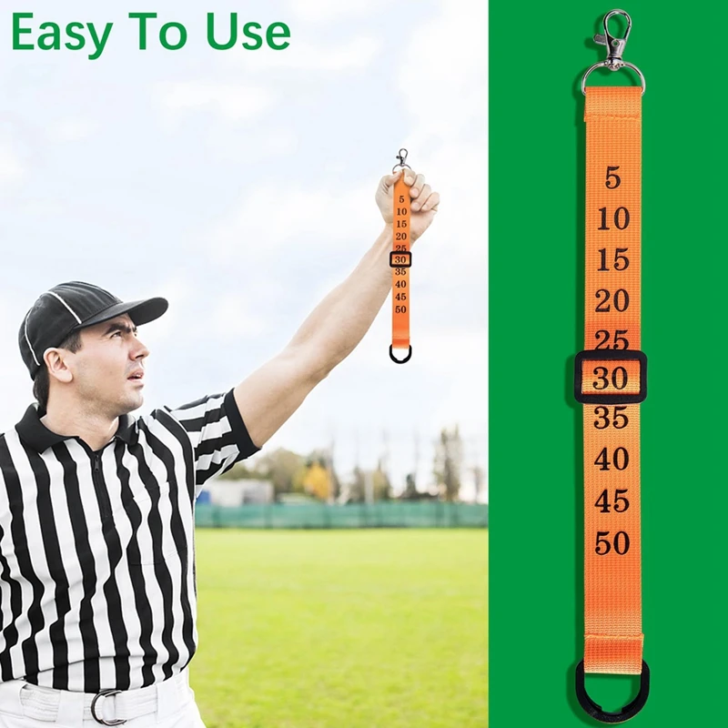 Football Referee Gear Referee Chain Clips Kit- Football Yard Markers For Head Linesman Umpire Equipment High Guality