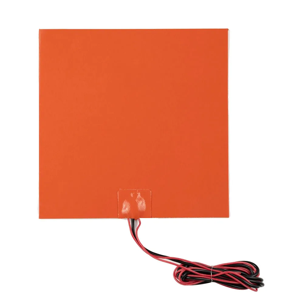 Silicone Heating Pad 200mm X 200mm 400W 100K Thermistor Heater Printer Heating Pad Flexible Heater Plate Baking Mat