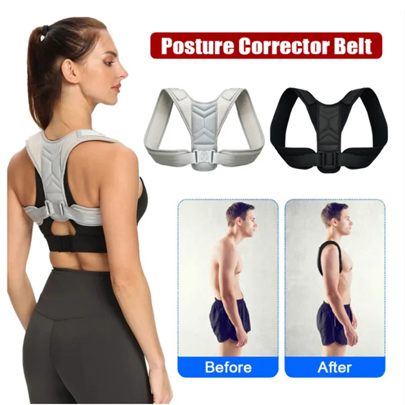 Back Posture Correction Belt Hunchback Corrector Adult Men and Women Sitting Posture Correction Belt Shoulder Straight Back