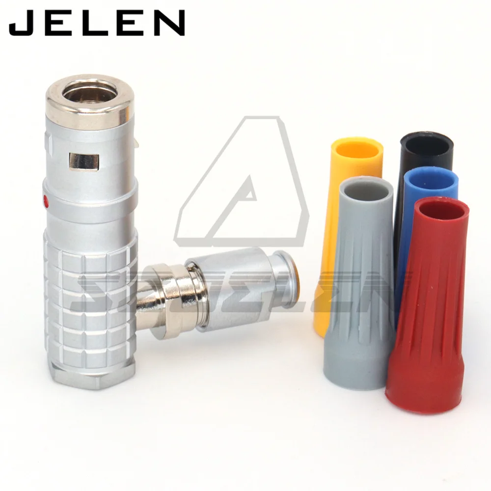 Compatible Elbow Plug FHG 0K 2 3 4 5 6 7 9 12Pins Right Angle IP 66/68 Push-Pull Self-Latching Connector For Data Transmission