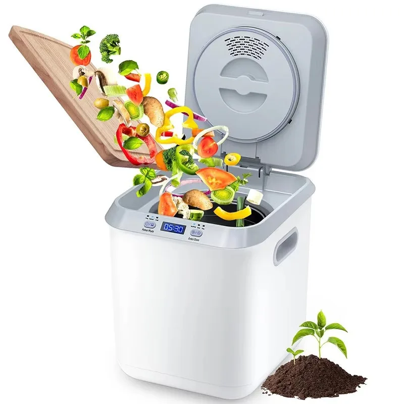 Airo Odorless Smart Kitchen Food Waste Composter 3.3L Larger Capacity Electric Garbage Disposer Machine Household Application