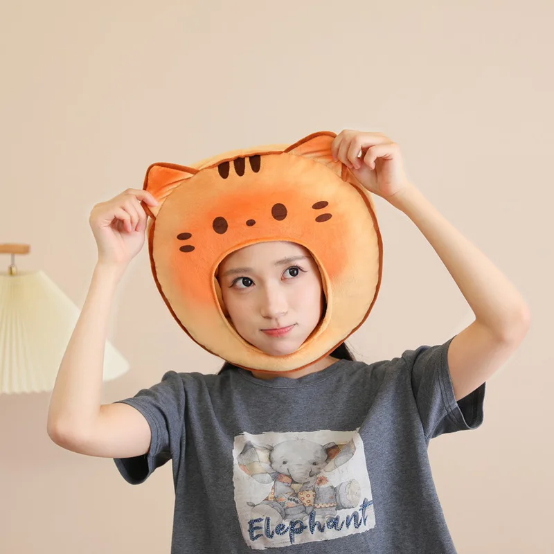 버터 비스킷 고양이 머리 장식 사진 소품 만화 모자 사진 촬영 의상 공연 액세서리
