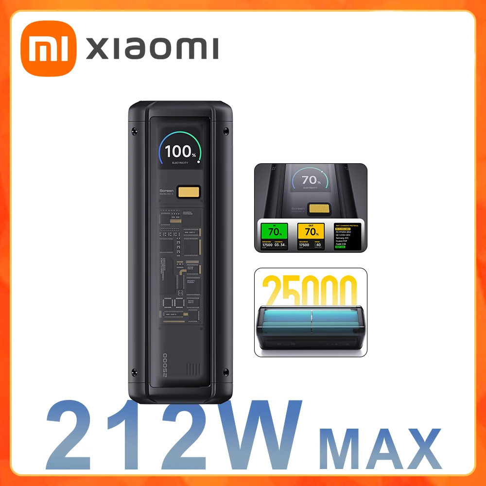 مقدمة عن Xiaomi 212W Power Bank 25000mAh: تقييم شامل ونصائح للاستخدام الأمثل