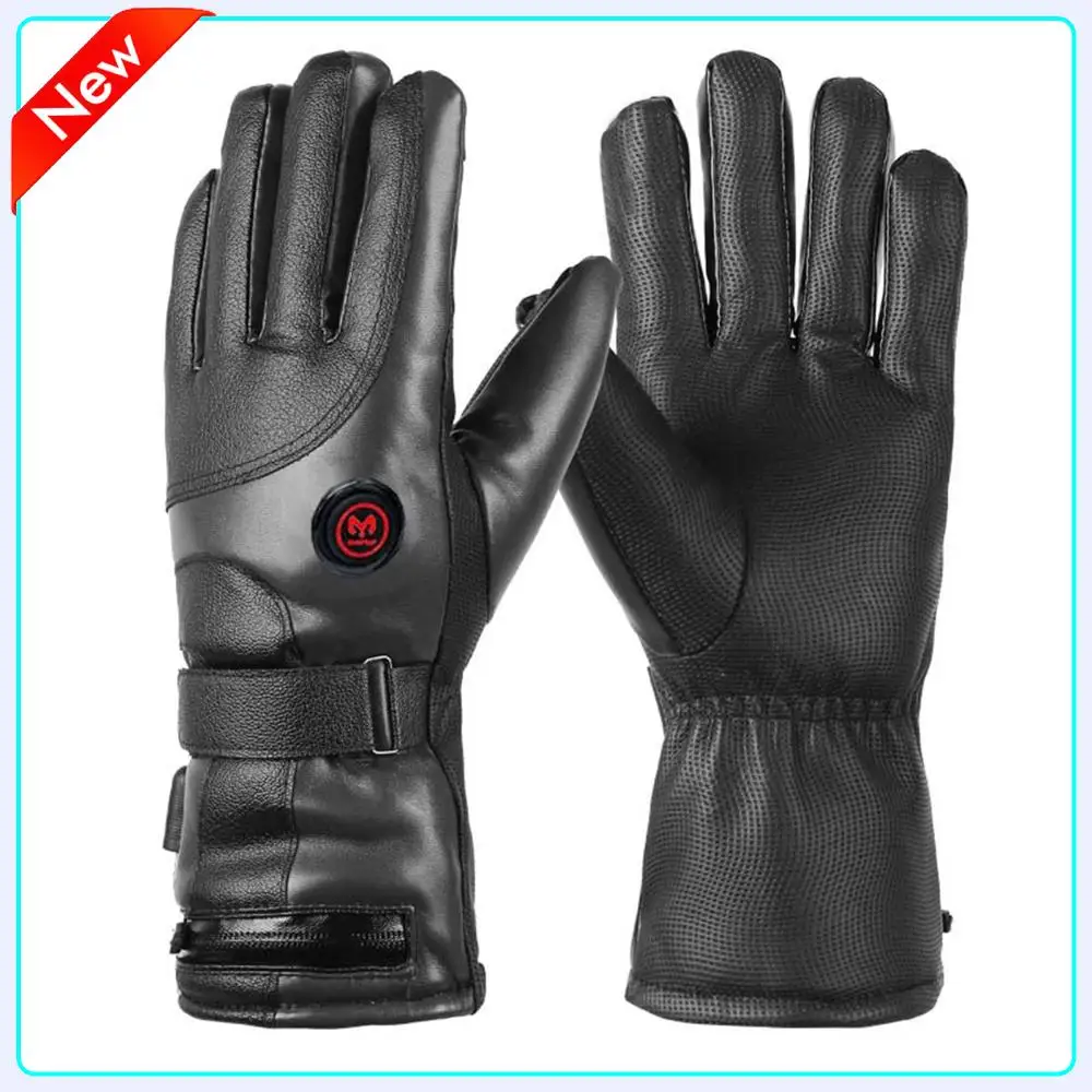 

New Heated Gloves, Rechargeable Electric Heating Ski Gloves for Men Women, Winter Warm Thermal Gloves for Skiing Hiking Camping