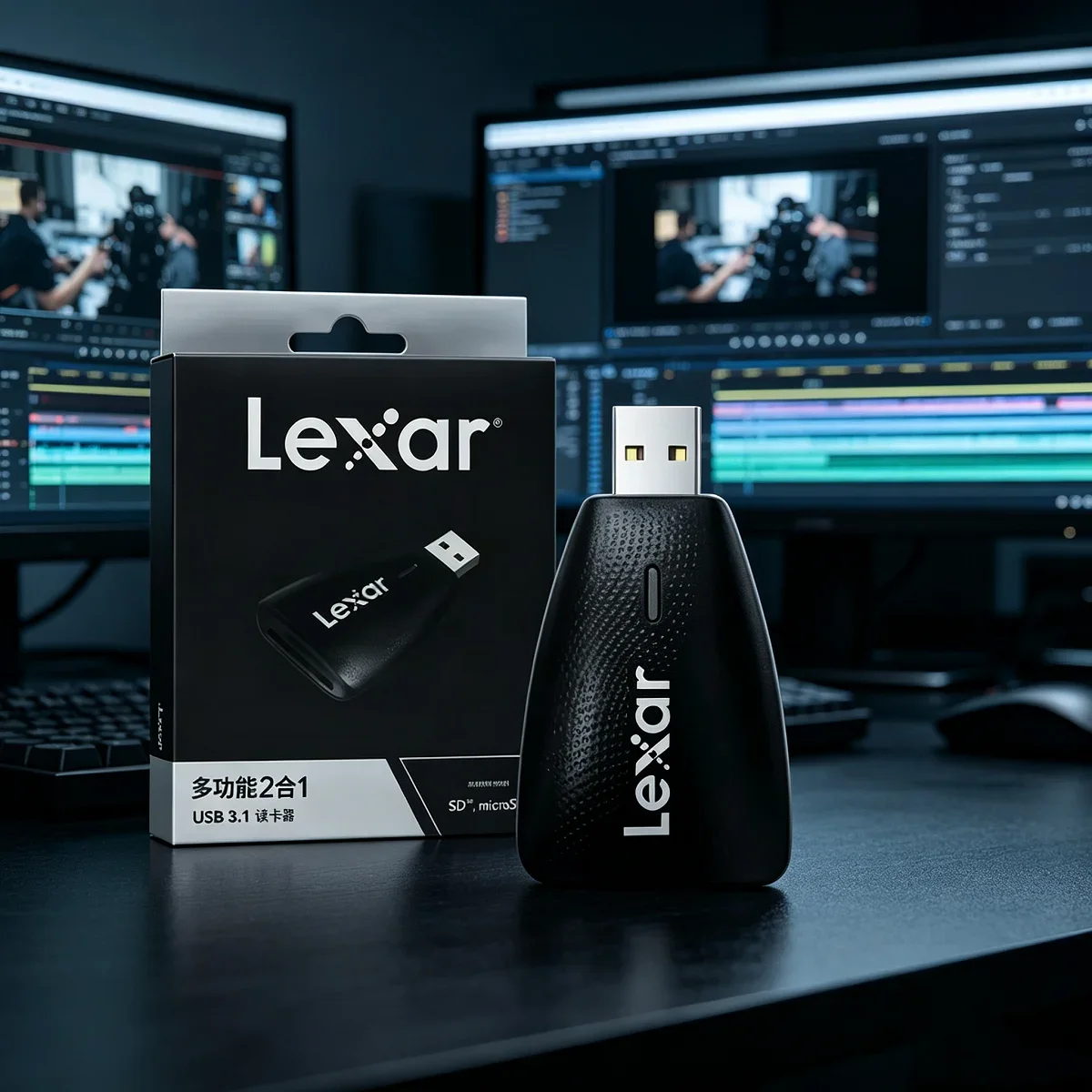 Lexar Card Reader SD Card Adapter USB3.1 USB3.2 Type-C to SD MicroSD TF Card for PC Laptop Smart microsd Memory Card reader