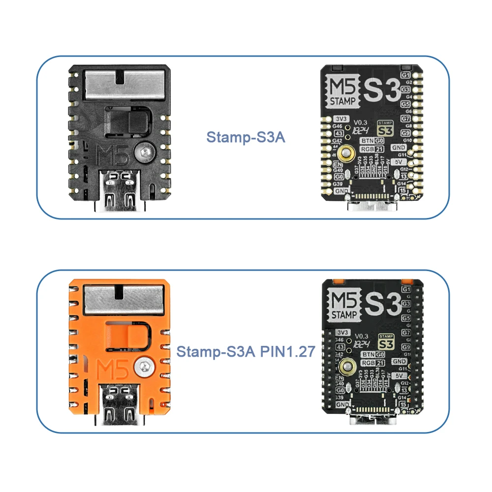 Modulo sostitutivo WiFi M5Stack StampS3A (ESP32-S3FN8 8 MB) - Adatta alla serie Cardputer/StamPLC
