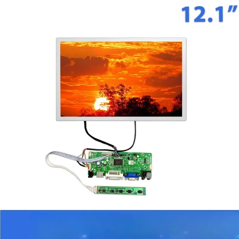 Módulo de tela LCD de 12,1 polegadas com alto contraste