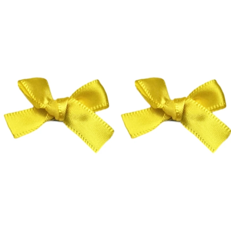 Bow Hair Clip, 2Pcs Hair Clips for Girls,Ribbon Hair Bow,Vintage Small Hair Bows Hair Barrette,Ribbon Bow Hairpins