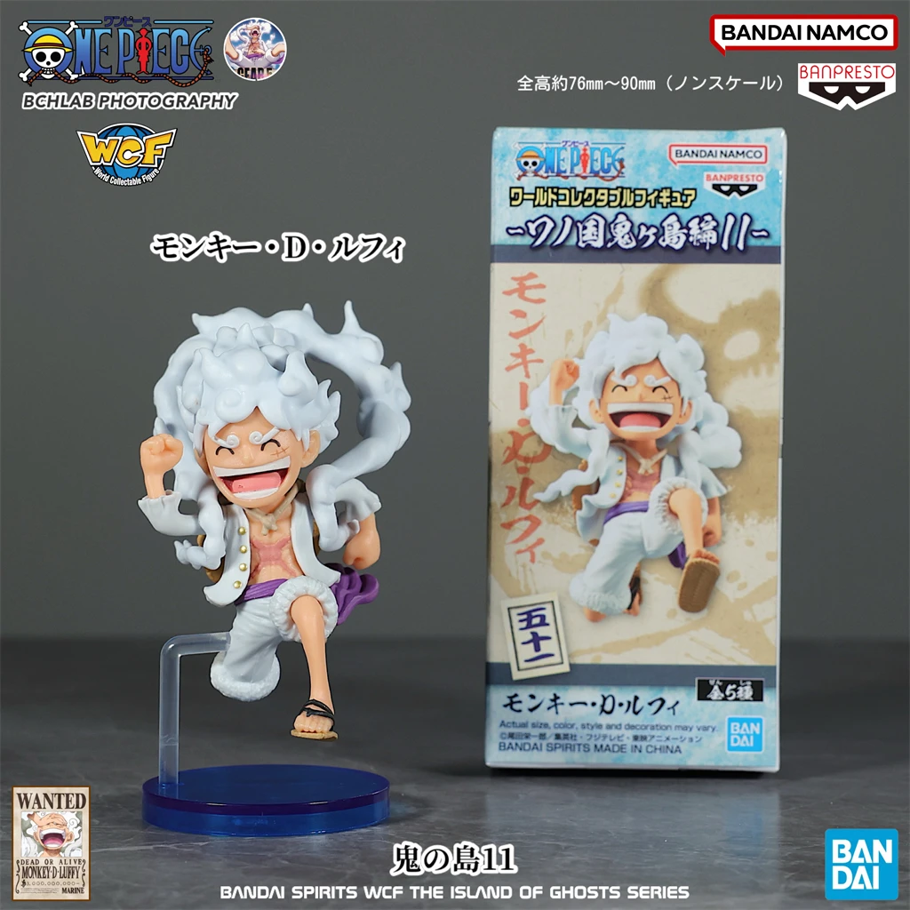 In Stock Bandai Wcf One Piece Ghost Island 11 Nika Luffy Solon Frankie Handmade Ornament Gift