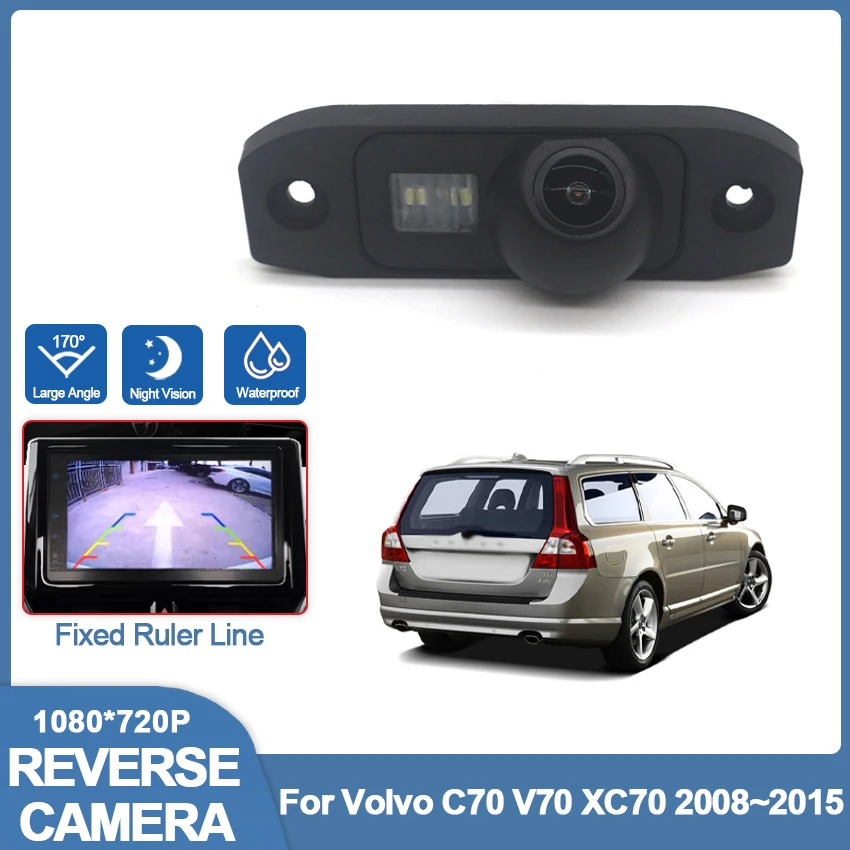 Car Rear view Camera For Volvo C70 V70 XC 70 XC70 2008 2009 2010 2011 2012 2013 2014 2015 Full HD Night Vision Reverse Camera