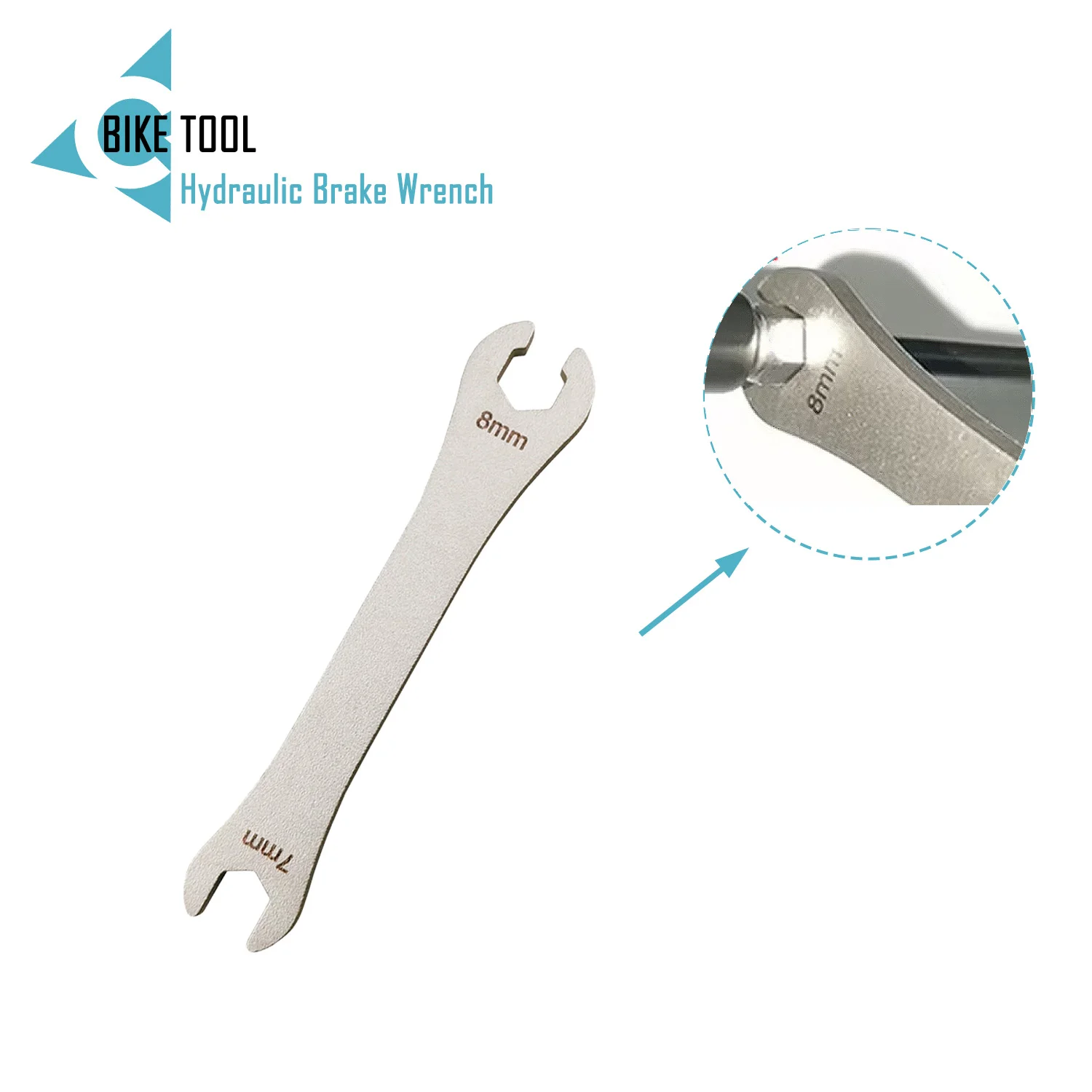 Bike Tools 7‑8mm Open End Wrench, Bicycle Hydraulic Disc Brake Repair Tool for Caliper Lever Compression Nut Bike Accessories