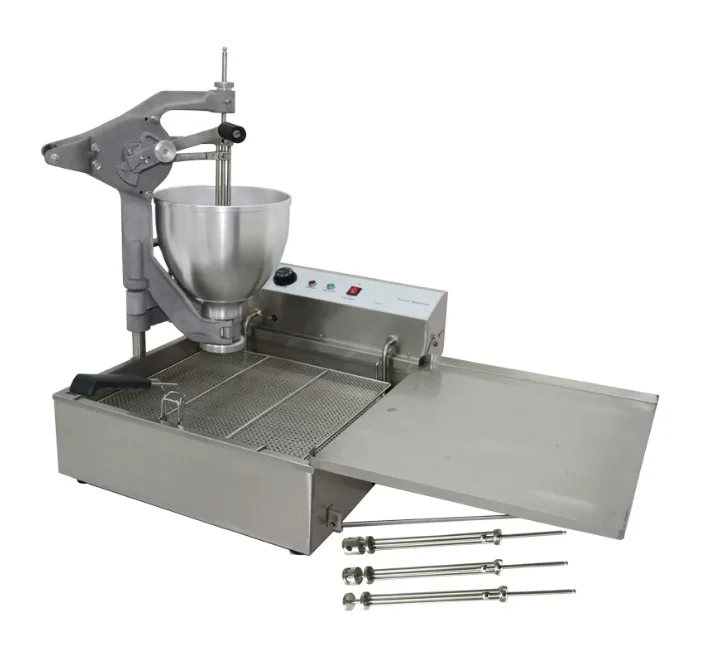 Commercial Electric Donut Machine – Stainless Steel Automatic Doughnut Fryer with Intelligent Control for Bakery & Café