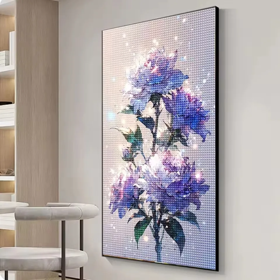 5D Full Square Round Diamond Mosaic Painting Cross Stitch Kit Crystal Art Flowers Embroidery DIY Rhinestones 2026 Home Decor