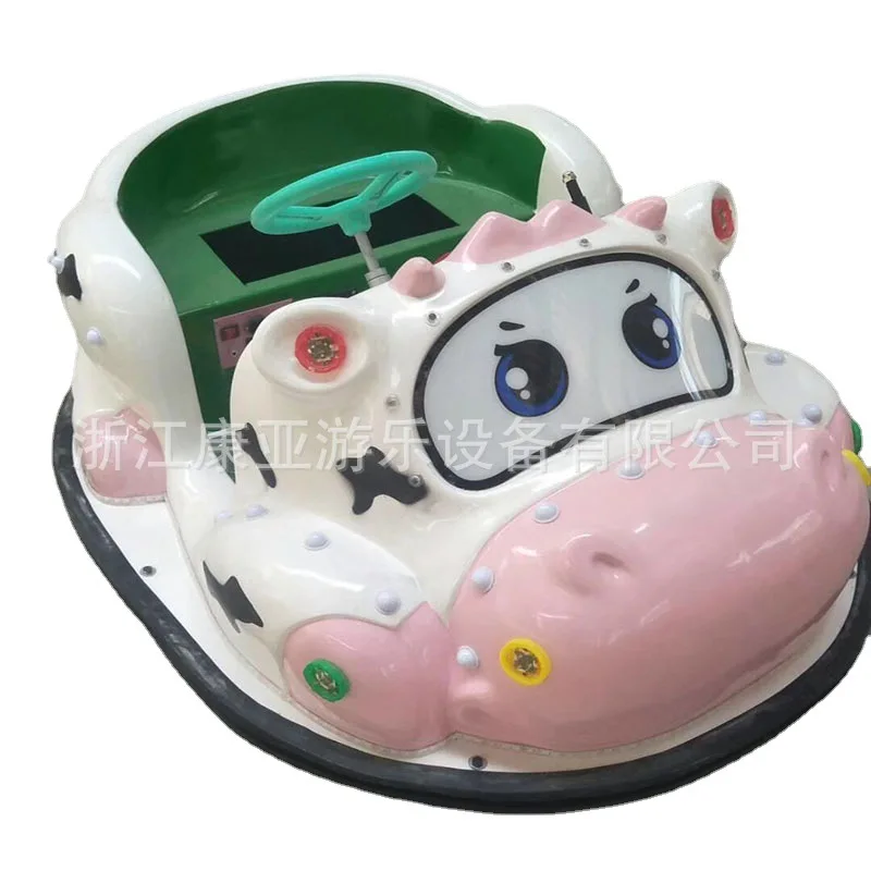 بلازا سوبر ماركت معدات الملعب FRP مزدوجة الوالدين والطفل الأطفال الجنة الكرتون ألعاب حيوانات سيارة ممتصة للصدمات #5