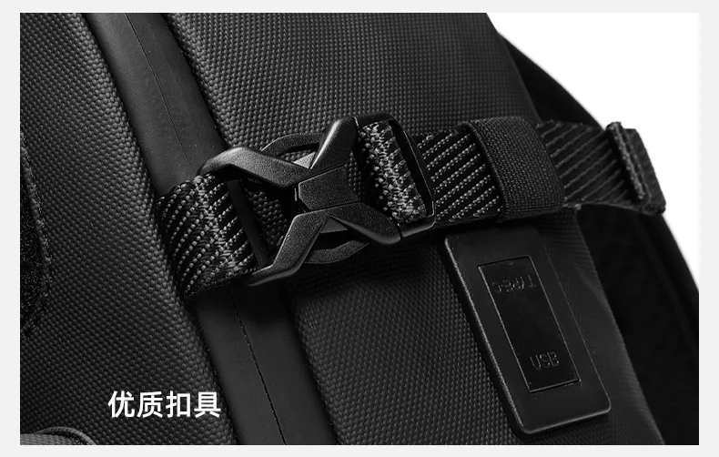 Cross Shoulder Bag Man Chest Bag Waterproof Tactical Waist Messenger Bag Zipper Fashion Outdoor