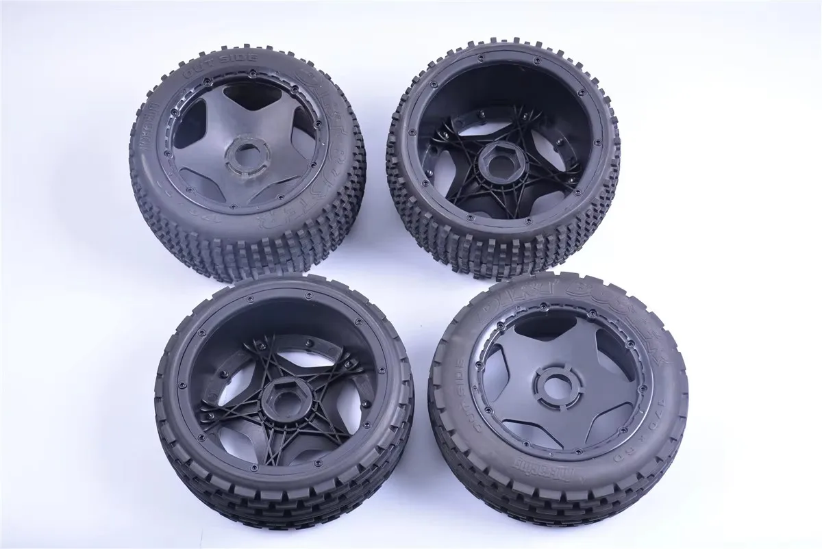 Hochfeste klassische Fünf-Sterne-Radreifenbaugruppe für 1/5 ROVAN ROFUN KM HPI BAJA 5B