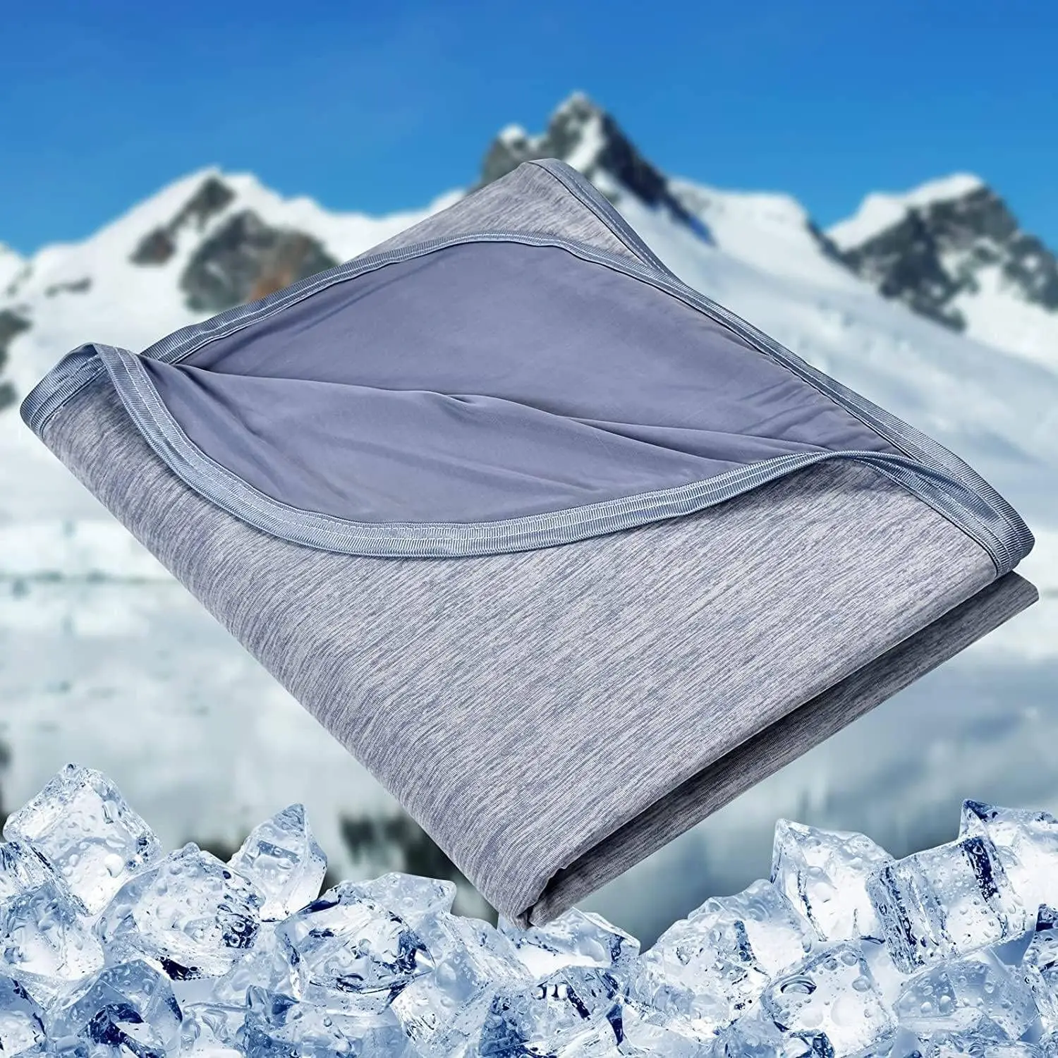 

Cooling Blankets For Hot Sleepers - Summer Blanket Thin Lightweight Breathable Soft Double Side Enhanced Cooling Blanket For